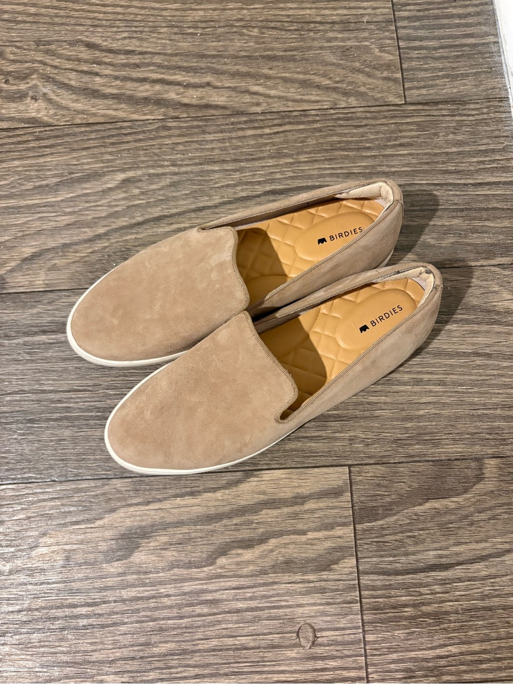 Birdies Women’s Slip-On Loafers in Taupe